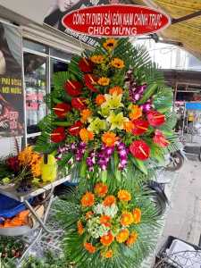 KT11 - Hoa khai trương chúc mừng