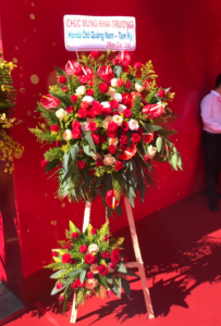 KT91 - Hoa khai trương chúc mừng