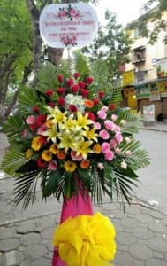 KT96 - Hoa khai trương chúc mừng