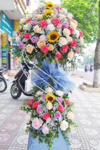 KT99 - Hoa khai trương chúc mừng