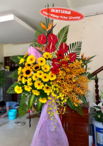 KT110 - Hoa khai trương chúc mừng