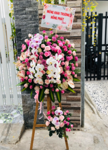 KT112 - Hoa khai trương chúc mừng